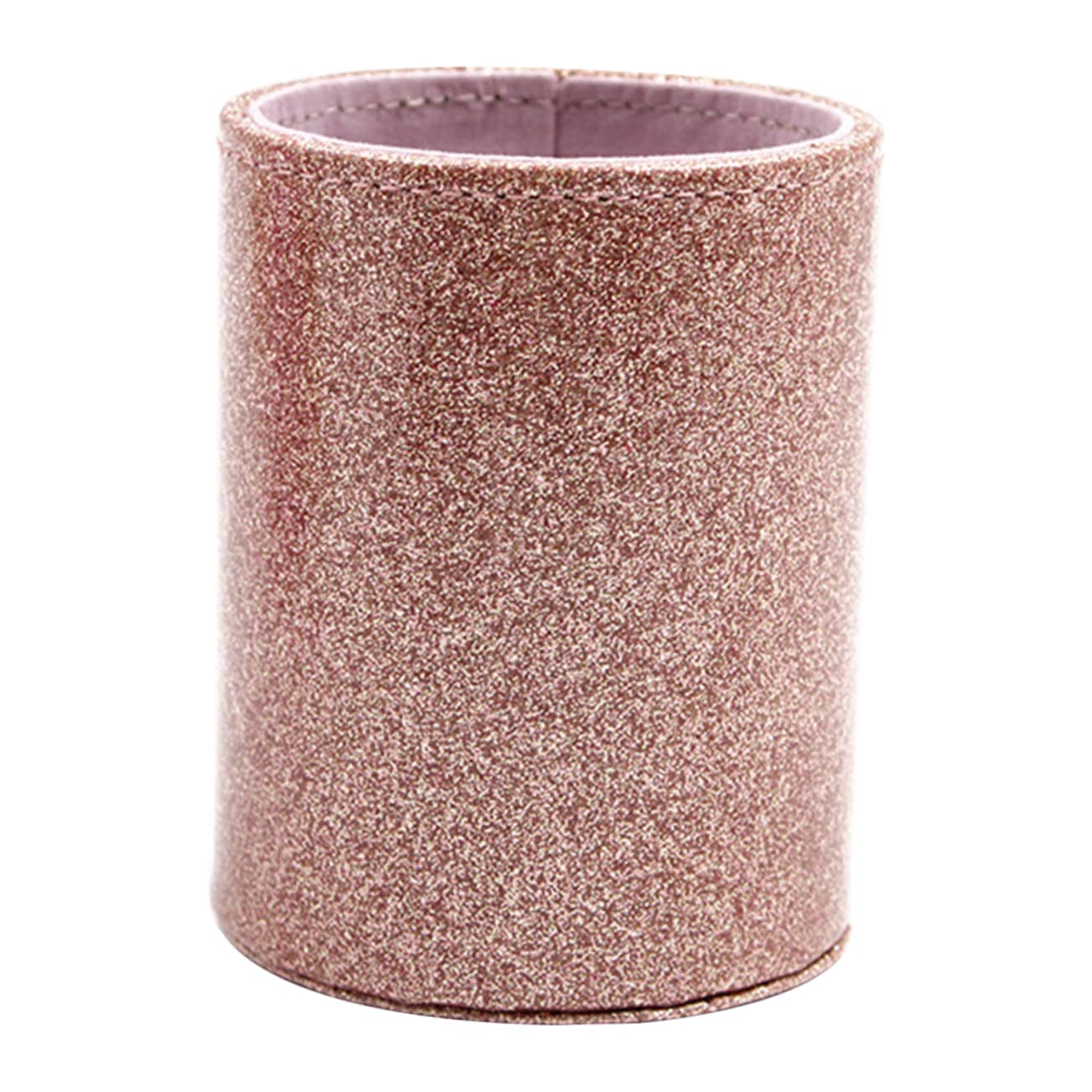 Ciieeo 4stücke Pu Leder Stiftehalter Mit Glitzer Multifunktionale Aufbewahrung Für Stifte Pinsel Und Kosmetik Für Schreibtisch Und Make-up Zartem