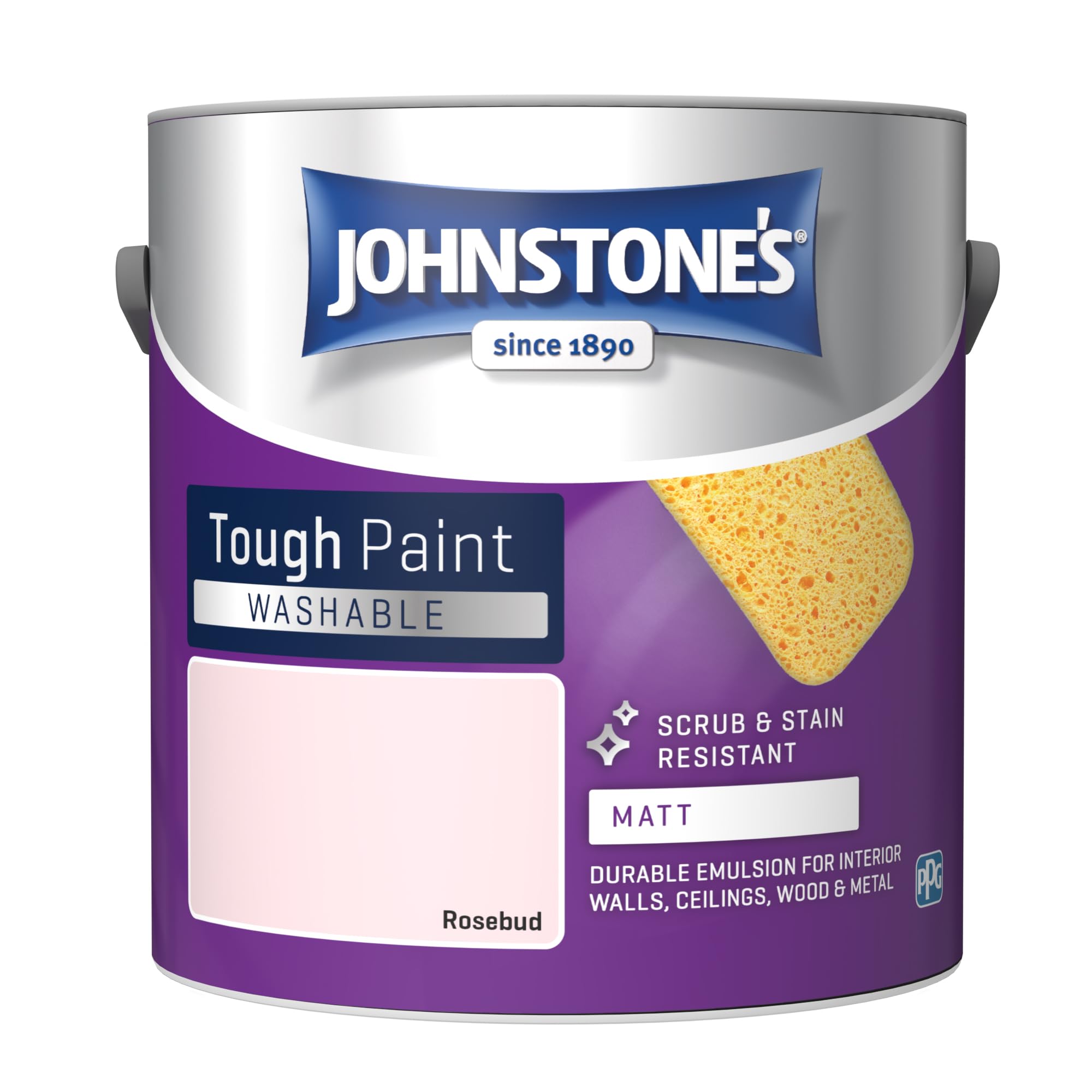 Johnstone's Rosebud Matt Emulsion Paint 2.5L