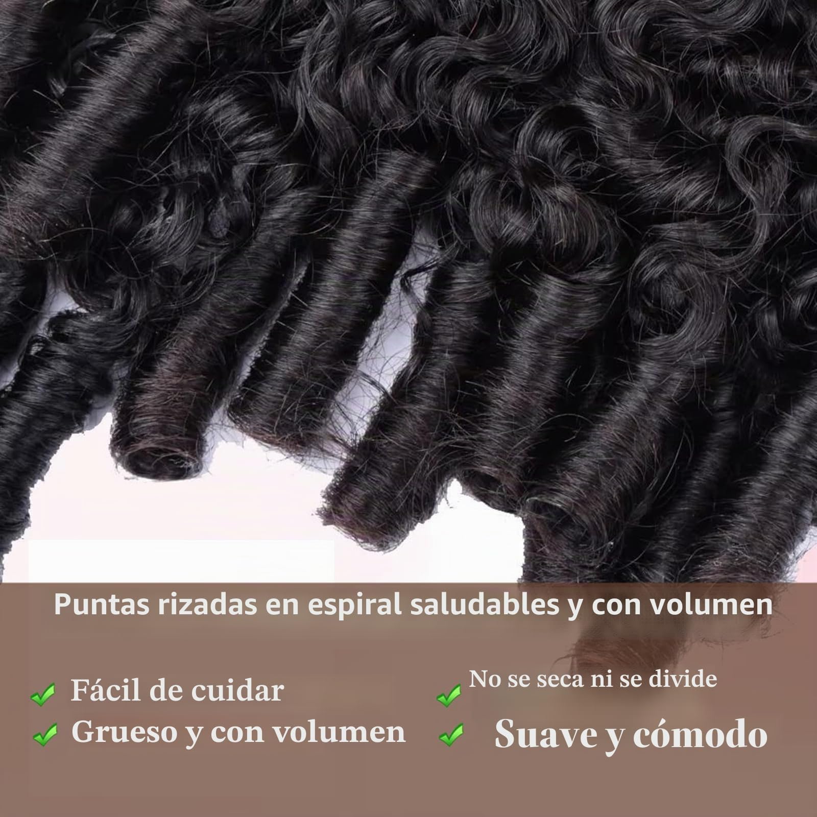 Burmese Curly Bundles Human Hair Extensions Paquetes De Cabello Humano Rizado Birmano Con Punta Rizada Elástica Sujetar Bien El Rizado Negro Natural 100g/PC 1 Bündel 20 Inch