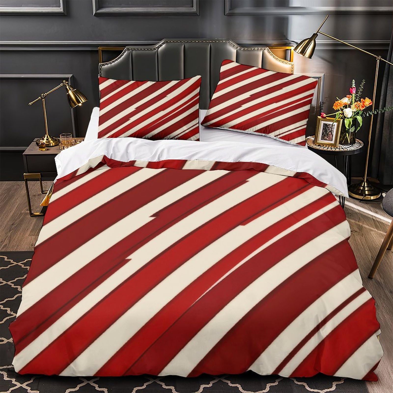 Parure de lit hypoallergique microfibre respirante 220x240 fermeture éclair