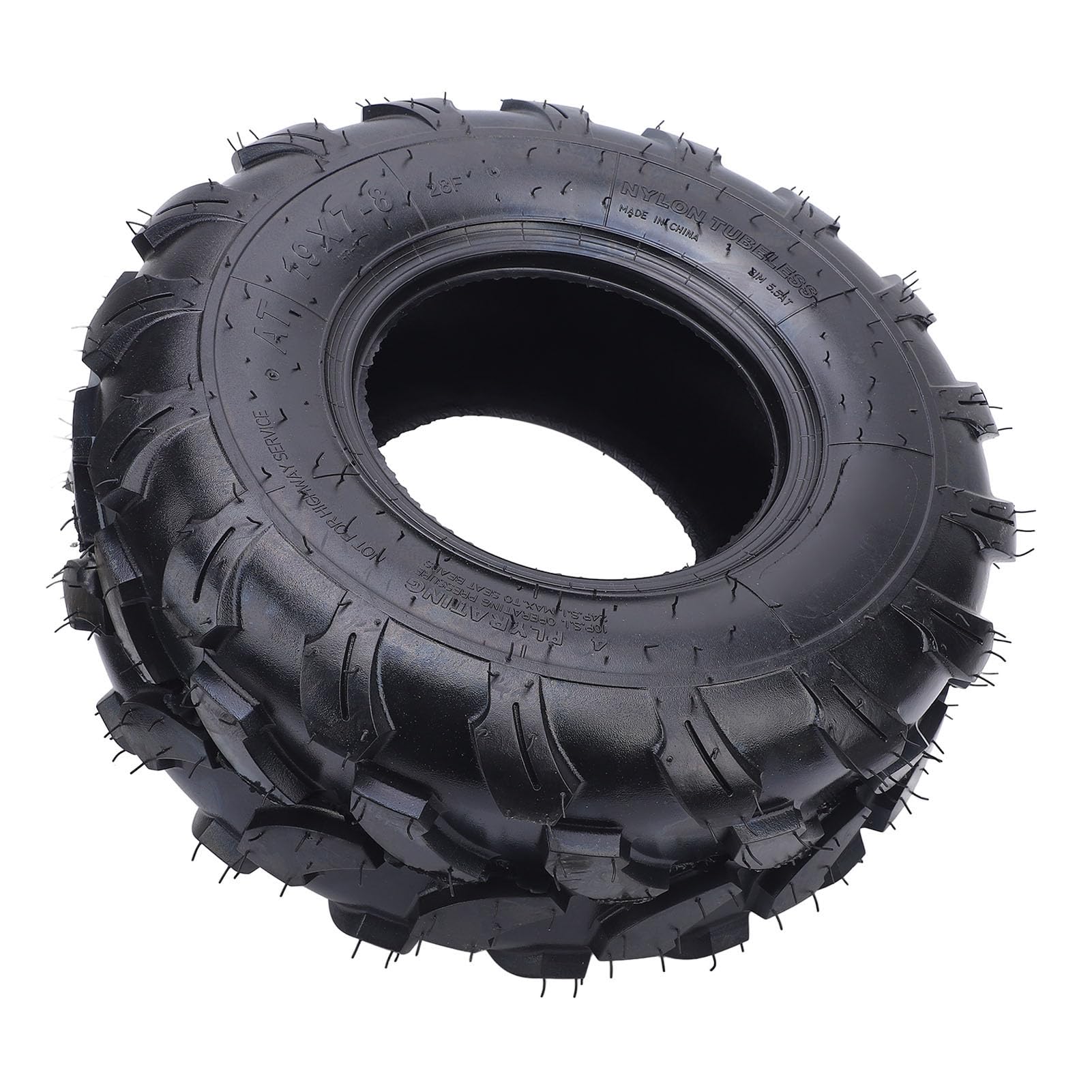 Le Caoutchouc 19x7x8 Tout Le Pneu de Roue de Terrain a augmenté la Traction pour L'AJUST UNIVERSEL de Kart de Chariot de Quadruple