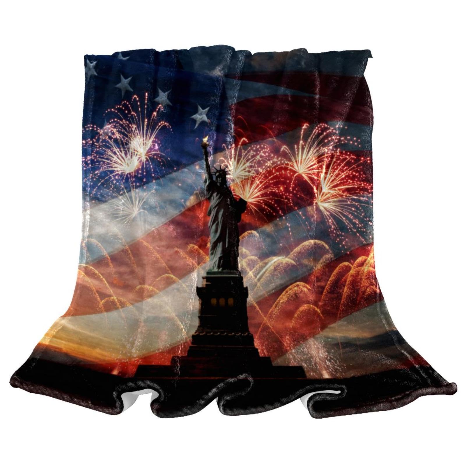 Couverture Polaire Chaude Jeté de Canapé Microfibre Douce NY 150x100