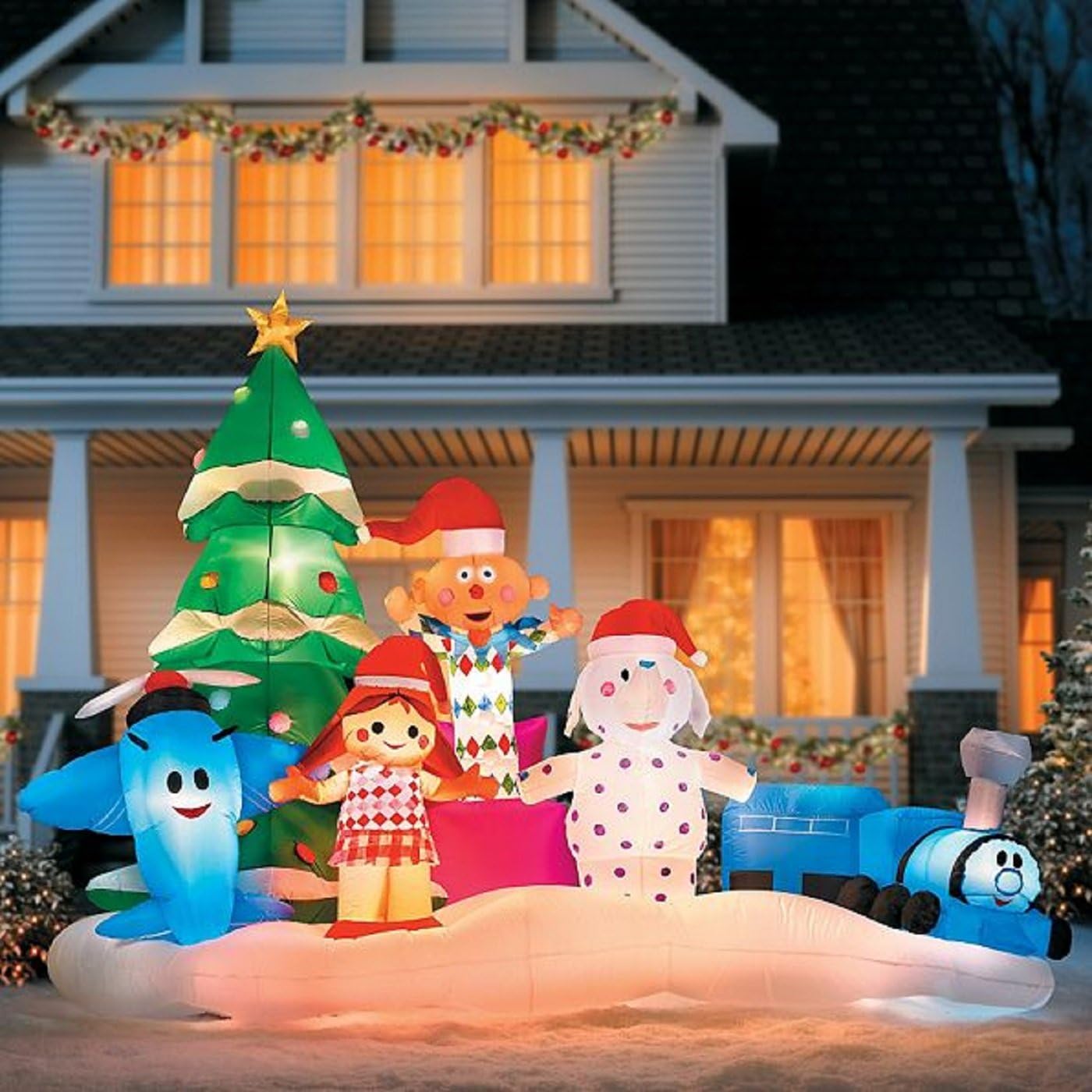 Rudolph The Rednose Reindeer Island of Misfit Toys Christmas Inflatable
