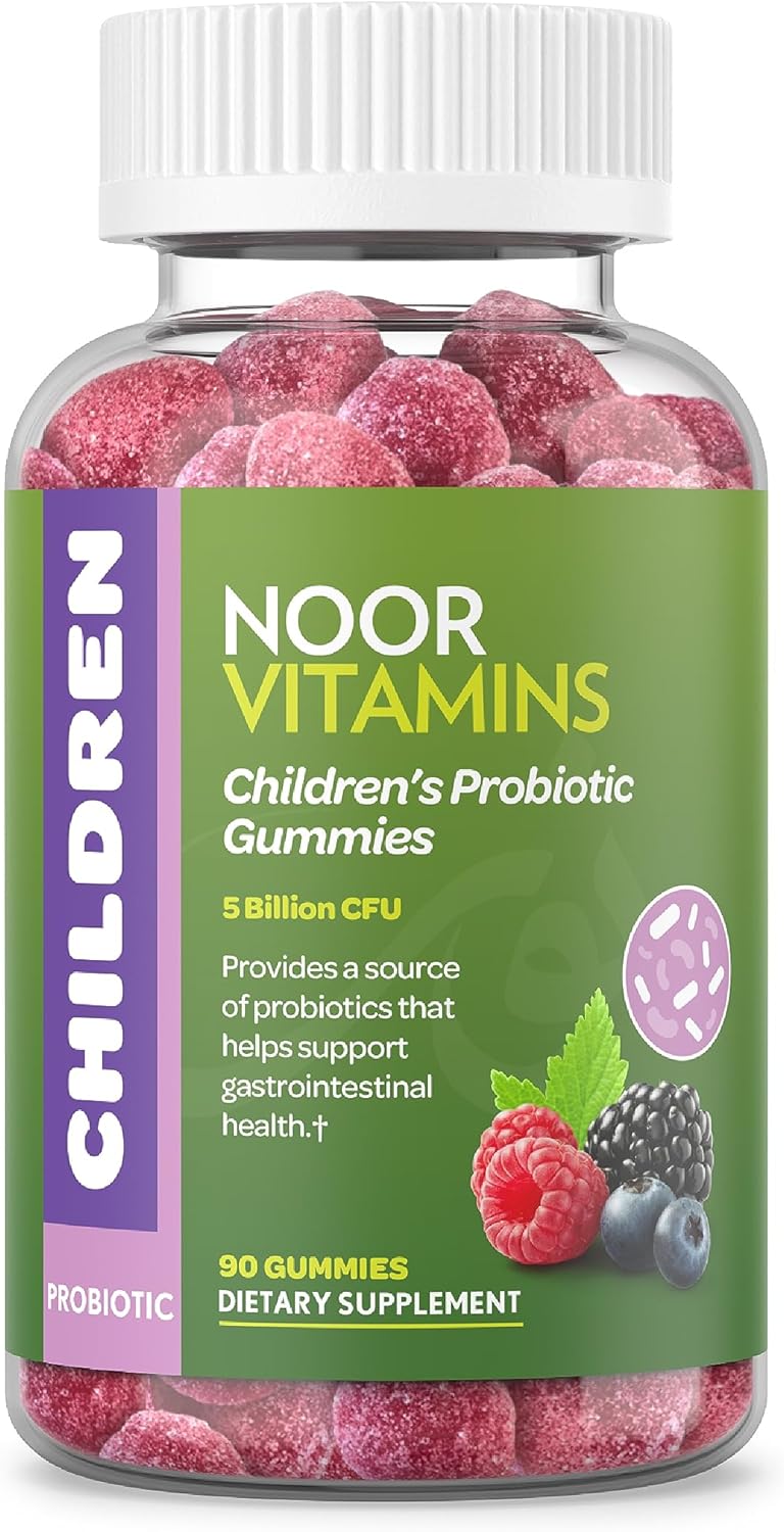 Noor Vitamins Halal Probiotic Gummies for Children with 5