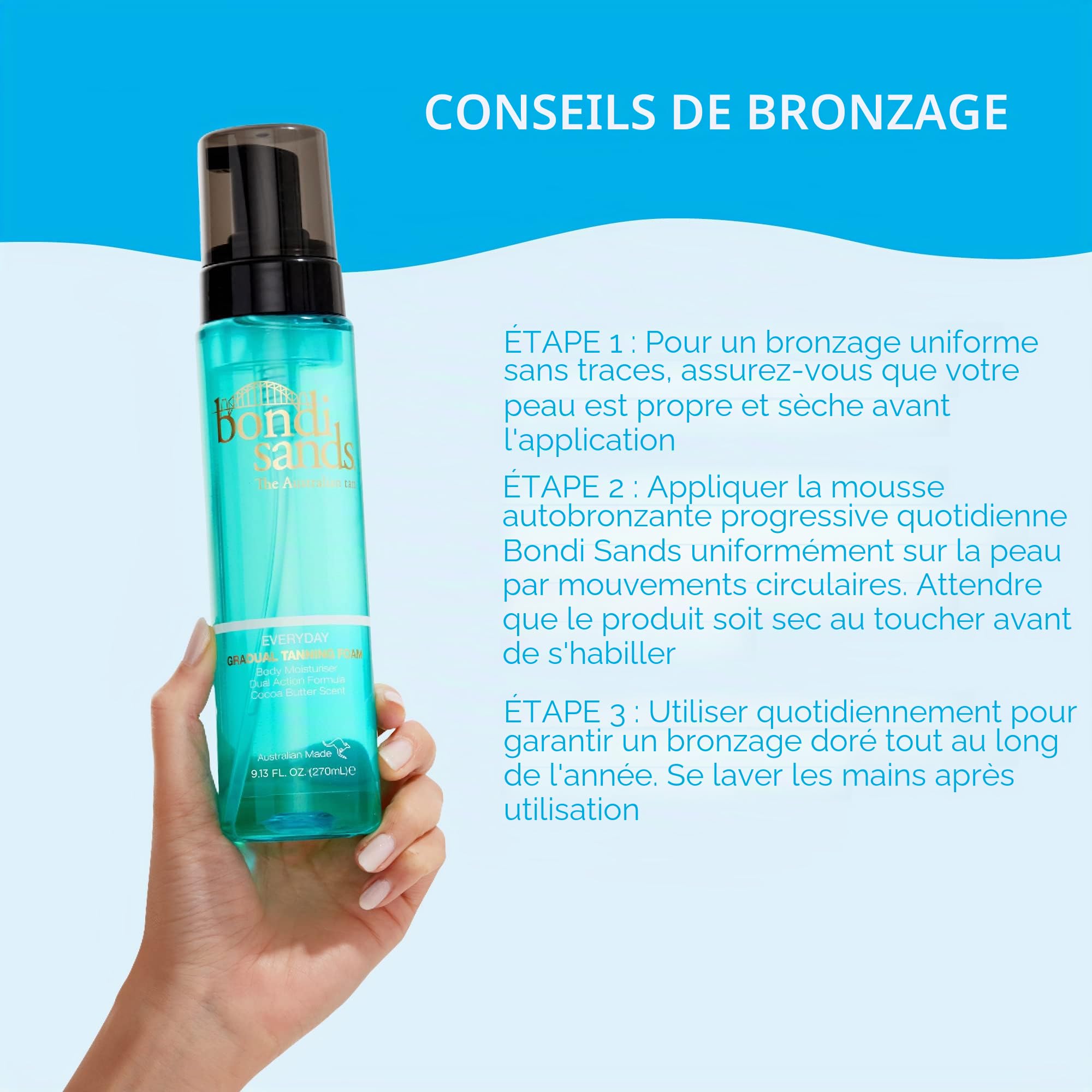 Bondi Sands Tous Les Jours Progressif Bronzage Mousse (270ml/9.5fl.oz