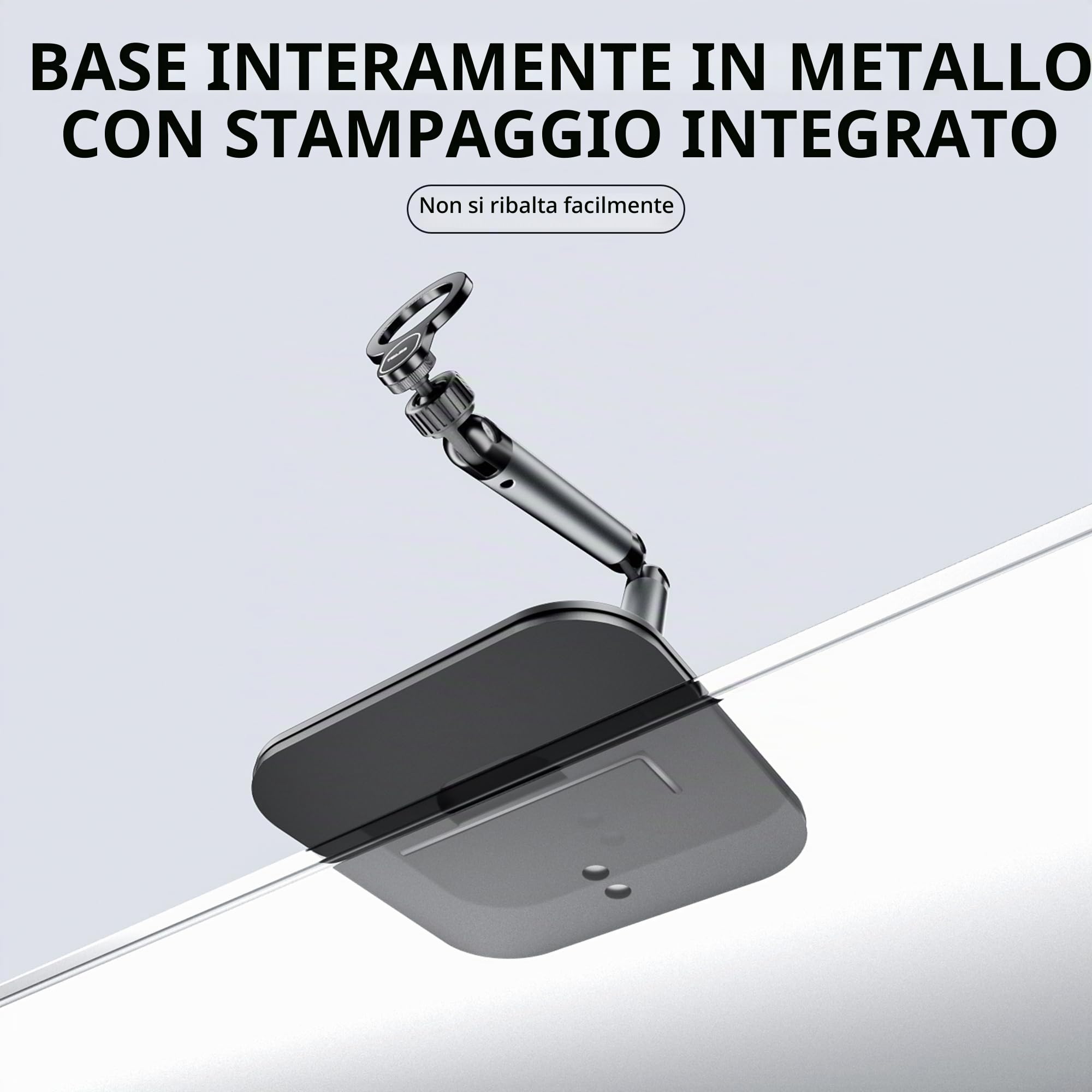 TELESIN° Supporto Magnetico da Tavolo per Telefoni, Supporto Tablet Magnetico con Altezza e Angolo Regolabili, Compatibile con MagSafe, Supporto Porta Poggia Scrivania per Magsafe/iPhone/Android/iPad