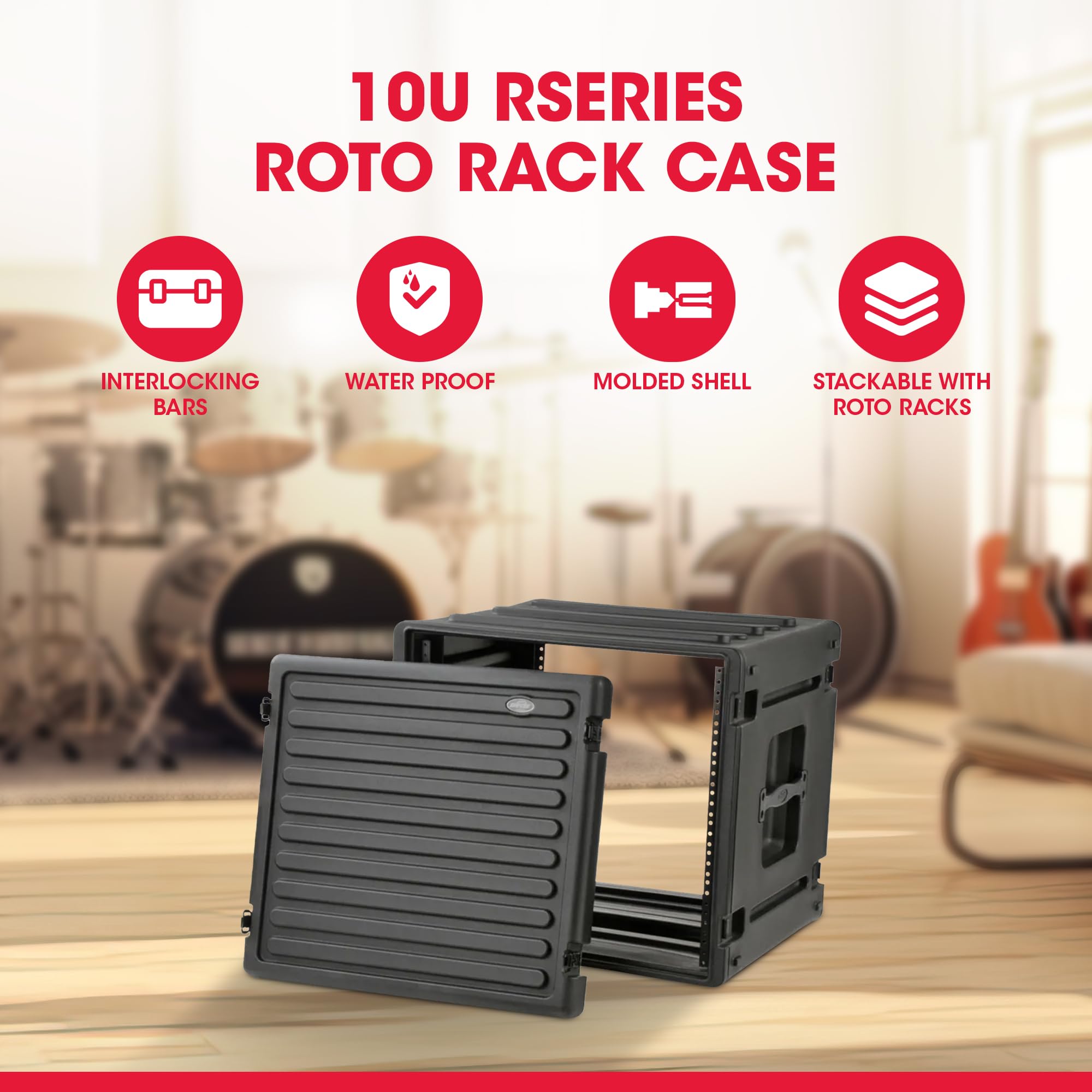 Amazon.com: SKB 10U Roto Rack Case - Durable Polyethylene Gear