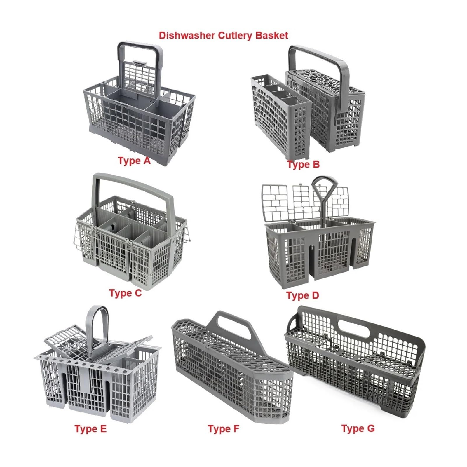 Cesta de almacenamiento universal for lavavajillas, compatible con Bosch, | Cesta de almacenamiento universal for lavavajillas, compatible con Siemens.(Type C 668270)