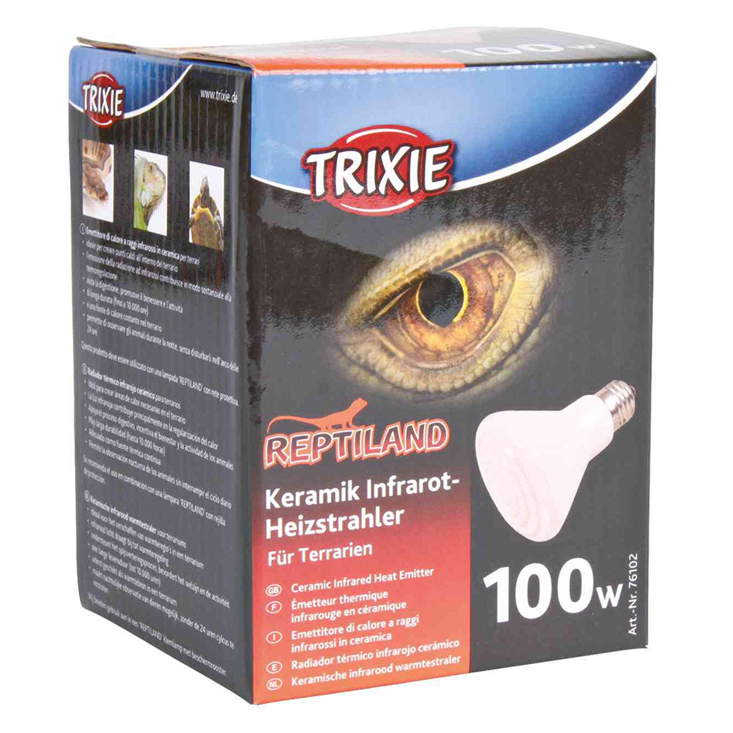 TRIXIE Emettitore di Calore a infrarossi in Ceramica, 100 Watt, 75 x 100 mm