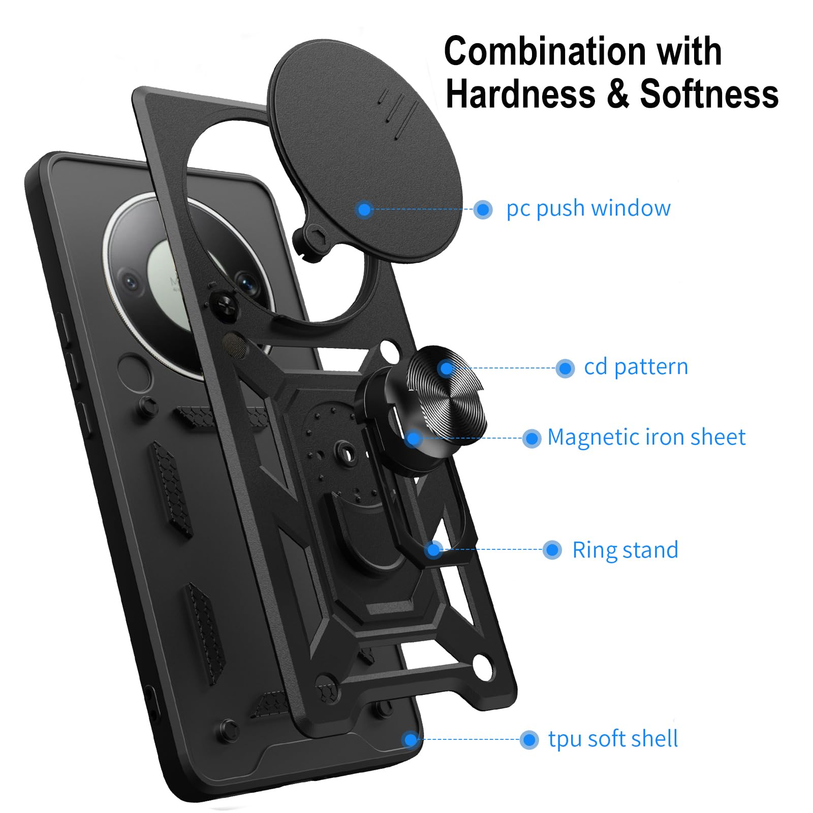 zZjoOoj Cover per Honor Magic 8 Lite con 2 Pezzi Pellicola Vetro Temperato, Custodia Trasparente per Assorbimento degli Urti, Sottile Morbida in Silicone TPU Protettiva Case zZjoOoj Cover per Honor Magic 8 Lite con 2 Pezzi Pellicola Vetro Temperato, Custodia Trasparente per Assorbimento degli Urti, Sottile Morbida in Silicone TPU Protettiva Case