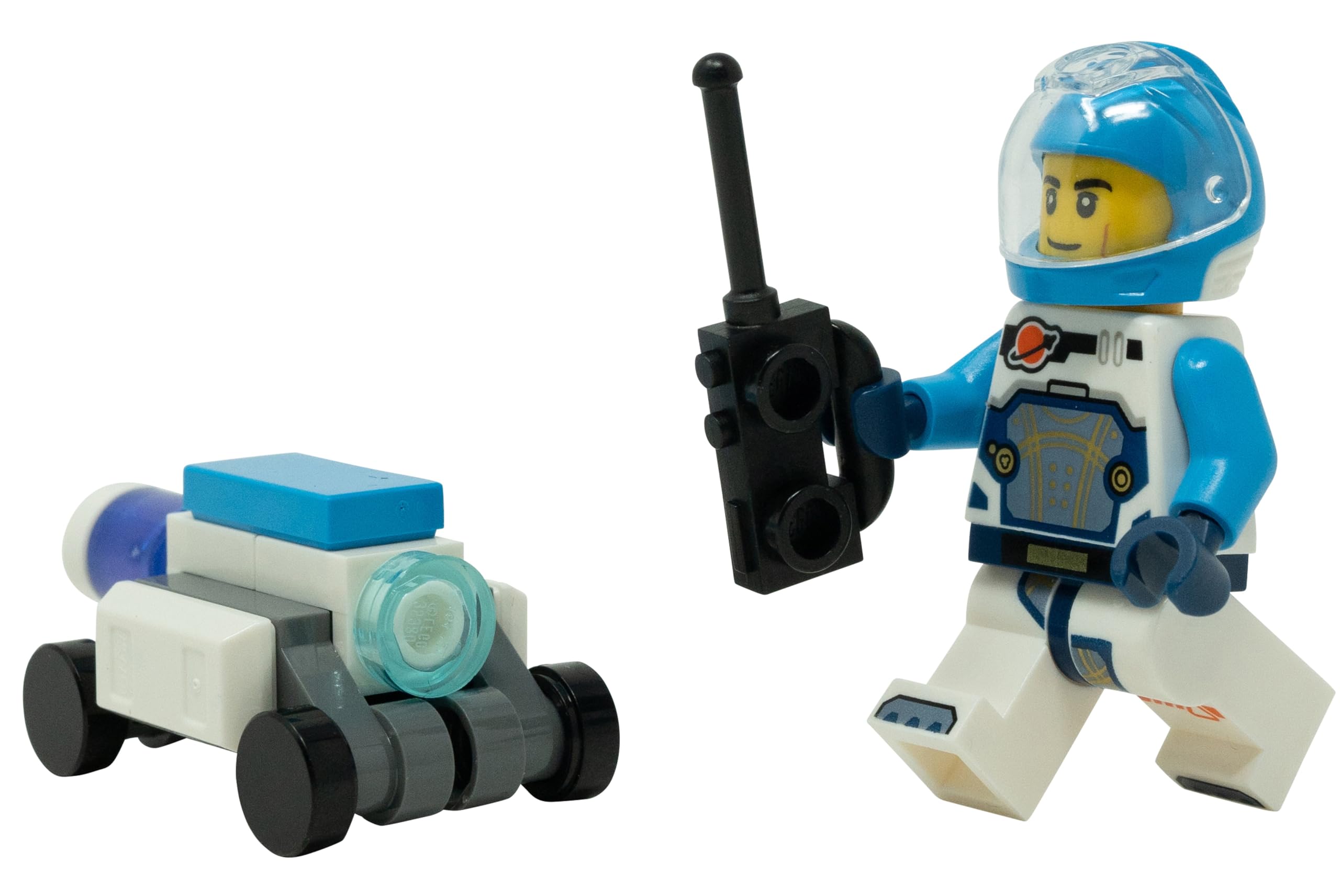 LEGO City Space Astronaut Minifigure with Rover and Walkie