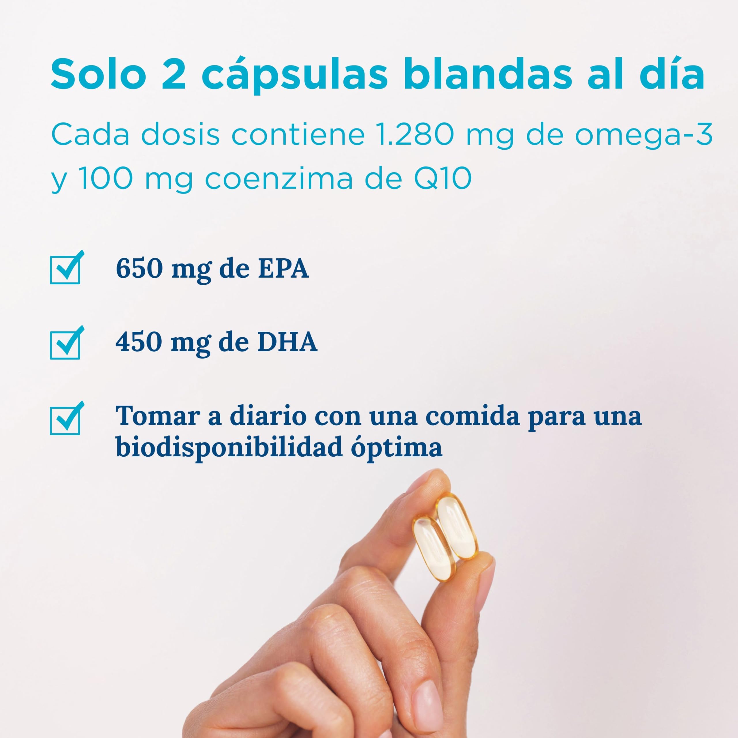 Nordic Naturals, Ultimate Omega-3 + CoQ10, 1280mg Omega-3, con EPA, DHA y Coenzima Q10, Dosis Alta, Sabor Limón, 120 Cápsulas blandas, Testado en Laboratorio, Sin Soja, Sin Gluten, No GMO