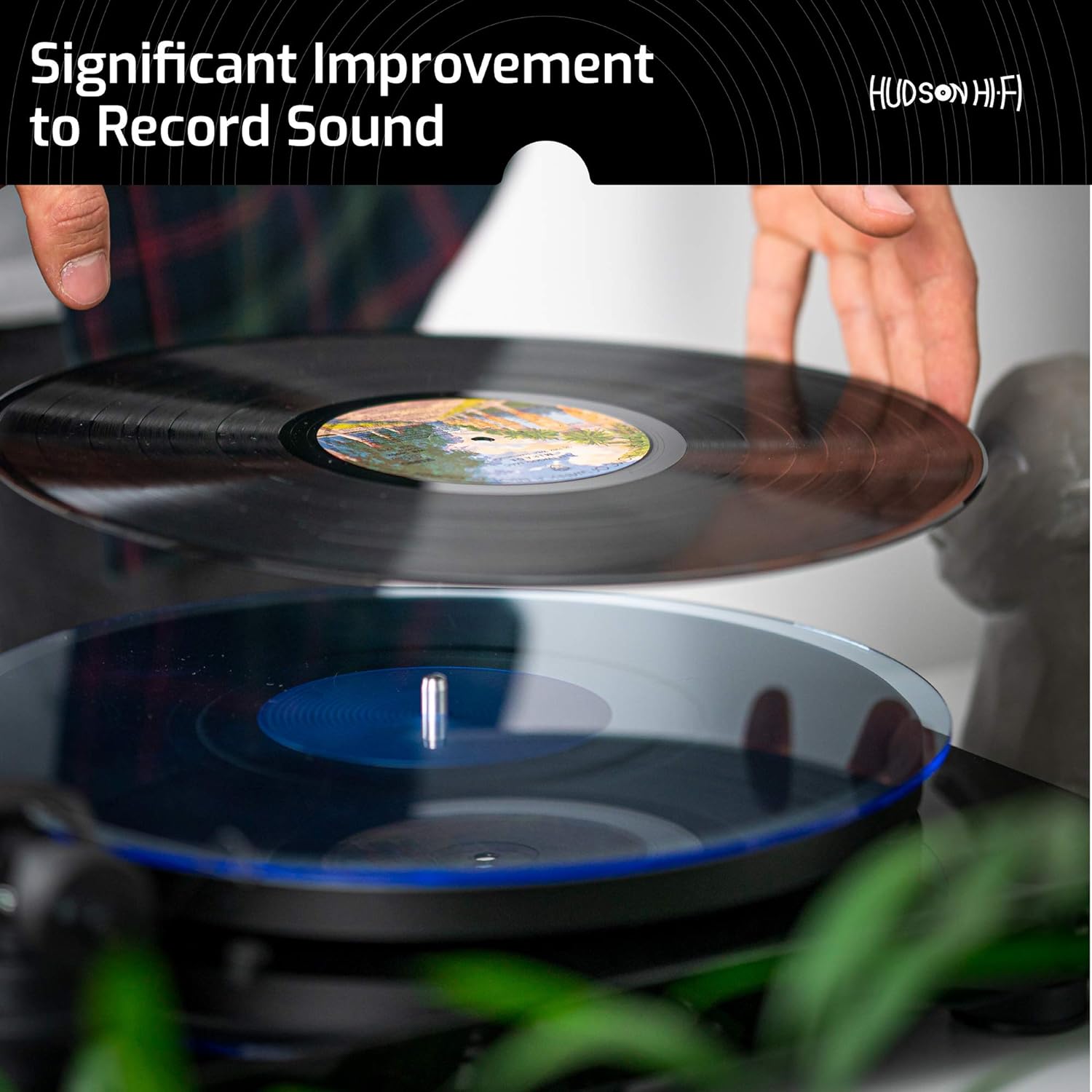 تشک تورنت اکریلیک | BlueLit | LP Slipmat