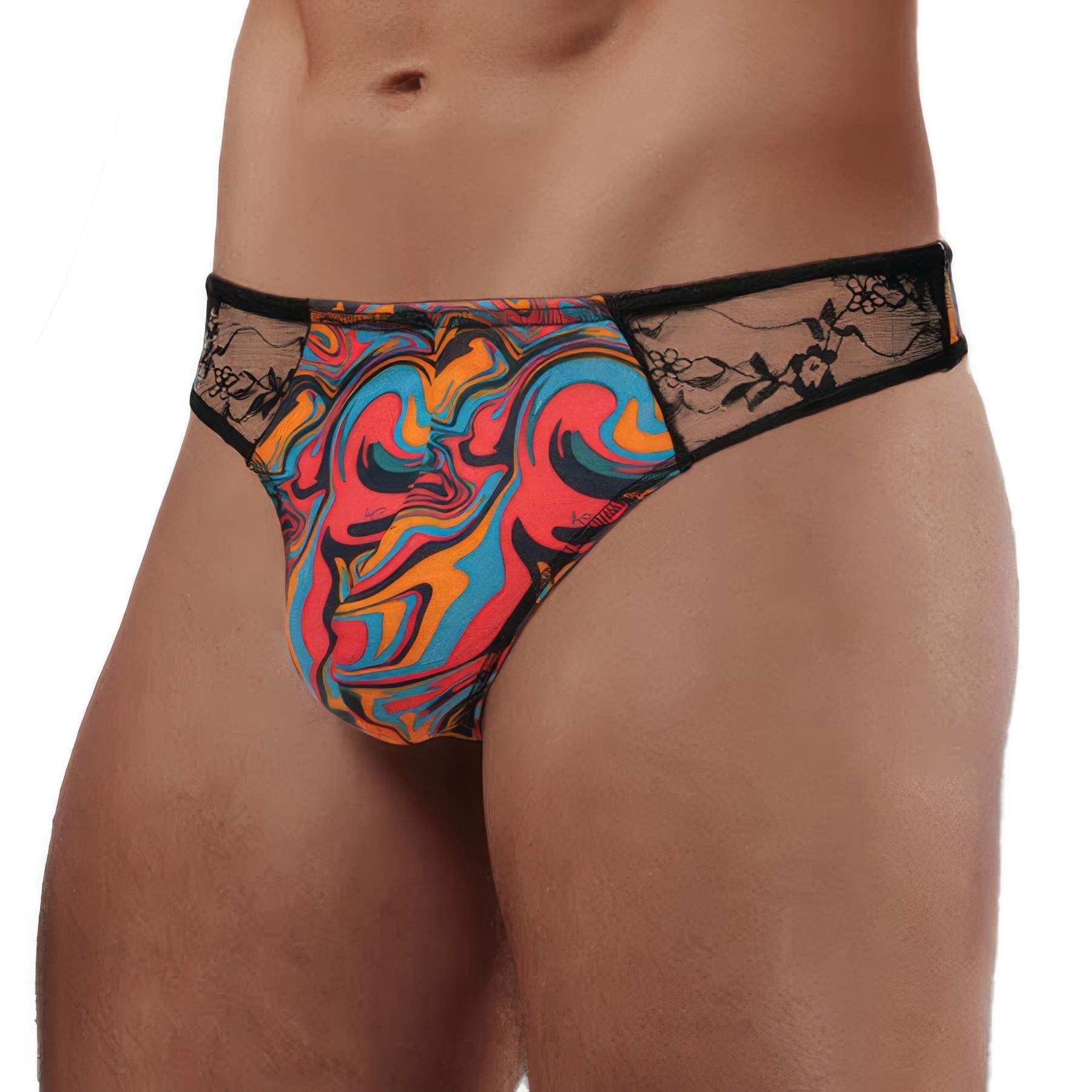 Doreanse Men's Digital Dreams Underwear, Sexy 1032 Thongs, Size L, Pack Of 1