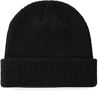 Connectyle Classic Double Layer Knit Beanie - Warm Thick Acrylic Cuffed Winter Hat for Men Women One Size