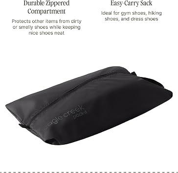 Eagle Creek Pack-It Isolate Shoe Sack, Black