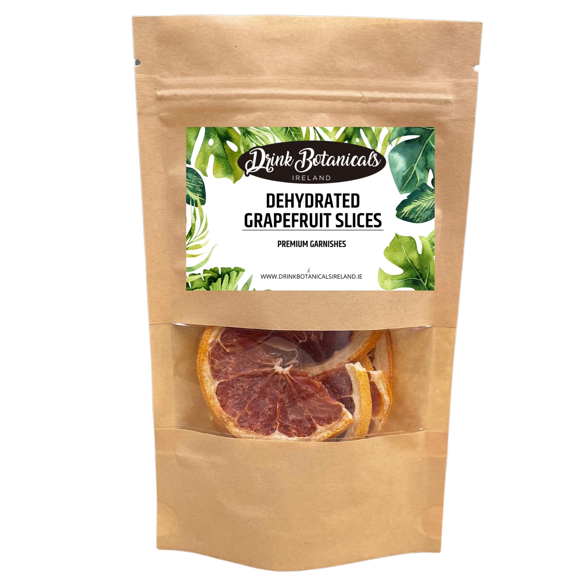 Dehydrated Dried Grapefruit | Half Slices Wheels | Approx15 +Servings | 100% Natural Dried Grapefruit For Garnishing Cocktails, Cake Decoration, Baking, Fruit, Tea, Wreaths | Gluten Free | 40 Grams