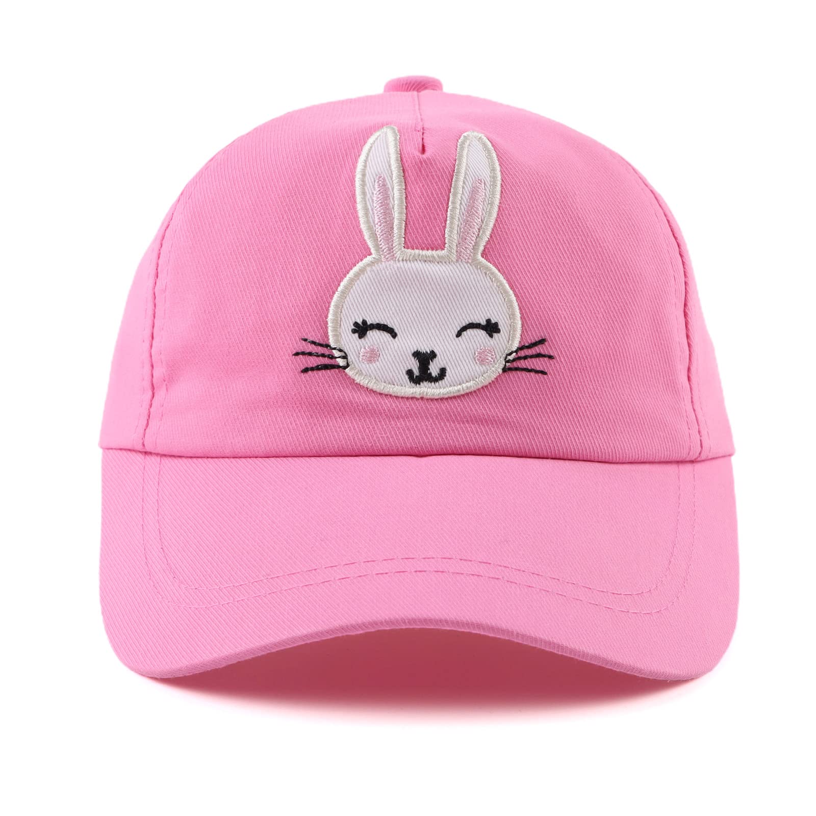 XIAOHAWANG Coton Enfant Casquette Broderie Ours Lapin Chapeau pour Bébé Fille Garçon Chapeaux De Soleil 6 Mois-10 Ans - 2