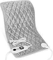 Vista 24 de Almohadillas térmicas eléctricas para espalda, hombros, caliente, para cuello y brazos, abdomen, húmeda para piernas y rodilla, apagado automático