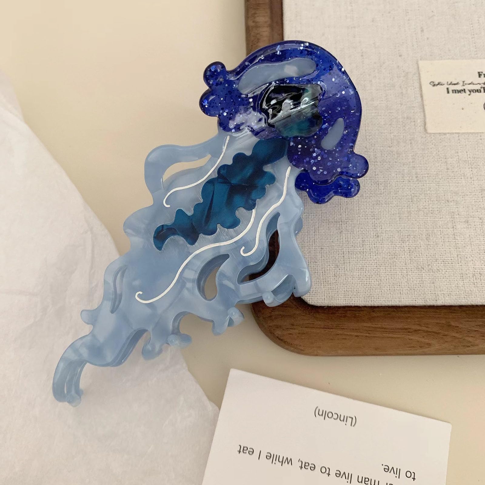 Amazon.com: Novelty Big Jellyfish Hair Clips,Ocean Jellyfish  display picture 1