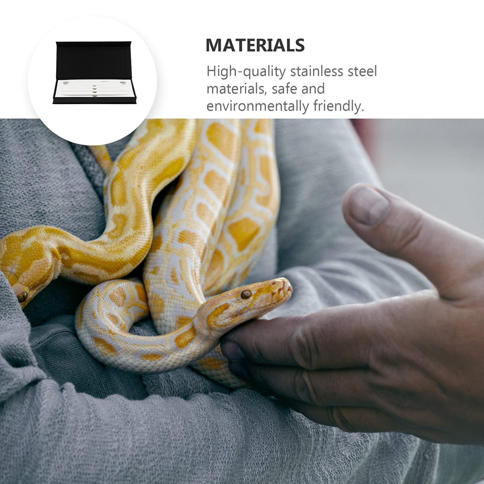 Totority Professional Snake Gender Probe Kit for Corn Snake Reptile Gender Detection