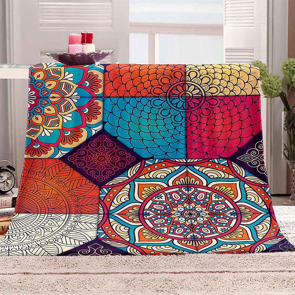 Couverture polaire microfibre 150x200 jeté de lit chaud impression 3D
