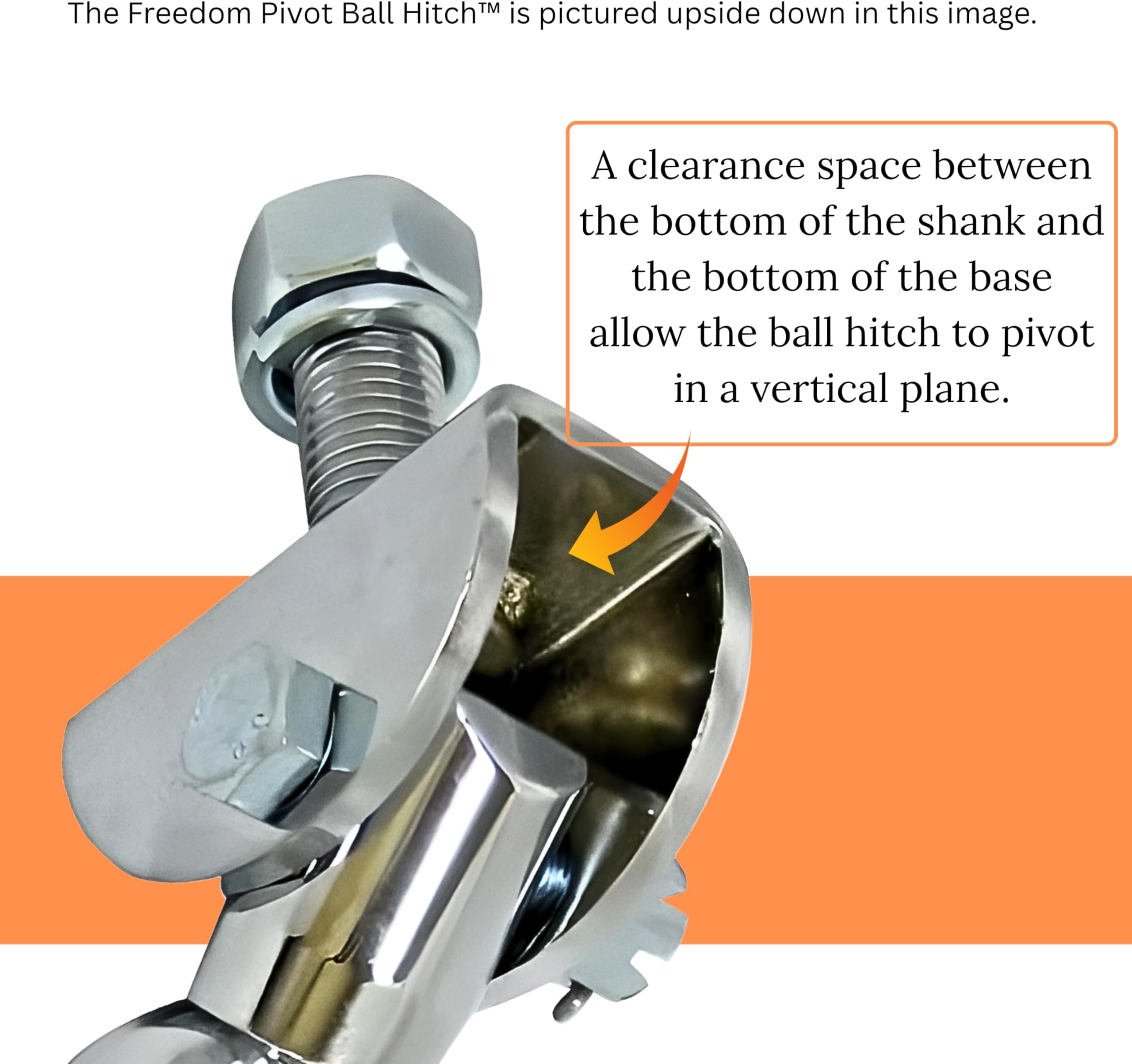 Freedom Pivot Ball Trailer Hitch