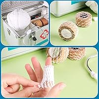 Vista 6 de 2 Rollos de Vendaje Tubular de Red Elástica para Heridas, Vendaje Elástico Retenedor Extensible, Vendaje de Gasa Elástica Tubular para Heridas