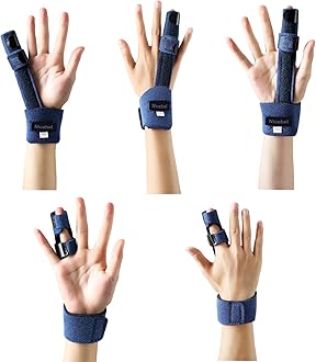 Finger Extension Splint for Trigger Finger, Mallet Finger, Finger Knuckle Immobilization, Finger Fractures, Wounds, Post-Operative Care and Pain Relief (10)