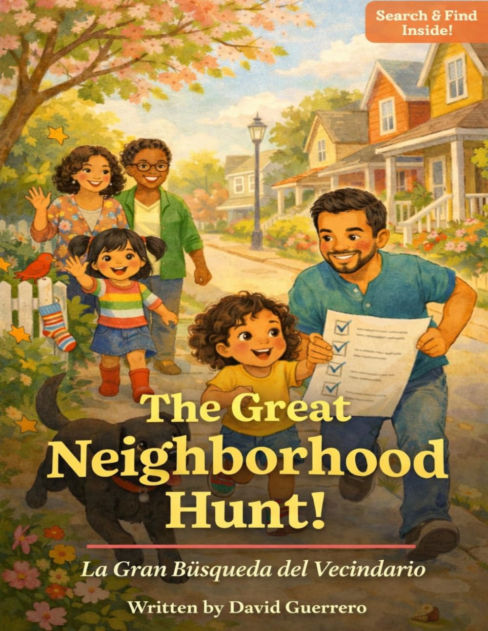 The Great Neighborhood Hunt: La Gran Busqueda del Vecindario: A Bilingual Search-and-Find Adventure (Papá's Stories)