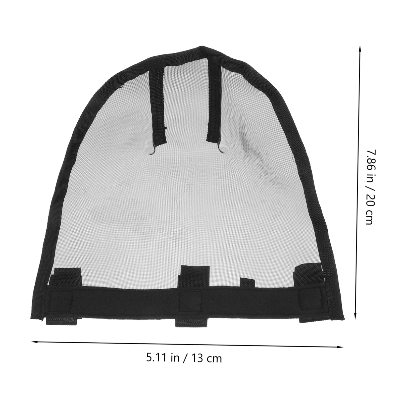 POPETPOP Mesh Cover Fine Mesh Nose Guard Breathable Horse Gear Comfortable Fly Mask