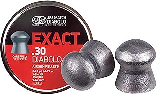 JSB Predator International Match Diabolo Exact King Heavies .25 Cal, 33.95 Grains, Domed, 150ct (546398-150)
