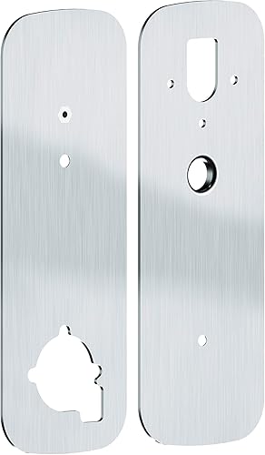 Miniatura 7 de Lockly Duo cerrojo interconectado+pestillo (PGD678W), manija de puerta delantera y juego de cerrojos, sensor biométrico de huellas dactilares 3D,