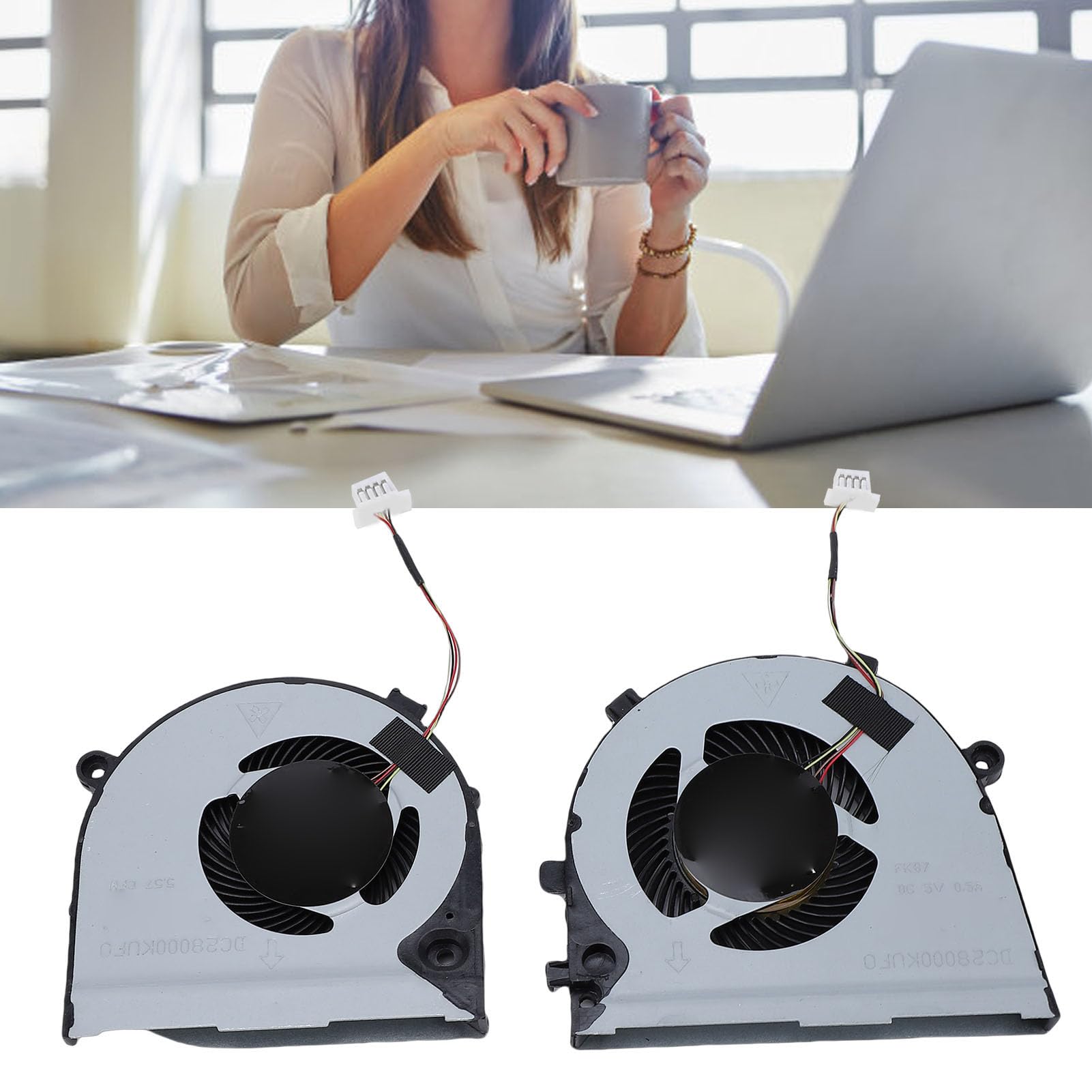 Fabater Ventilateur de Refroidissement Graphique CPU GPU, Ventilateur de Refroidissement Graphique CPU GPU adapté pour Legion Y7000 (81FW) Y7000P (81LD) Y530 15ICH (81FV 81GT 81M7