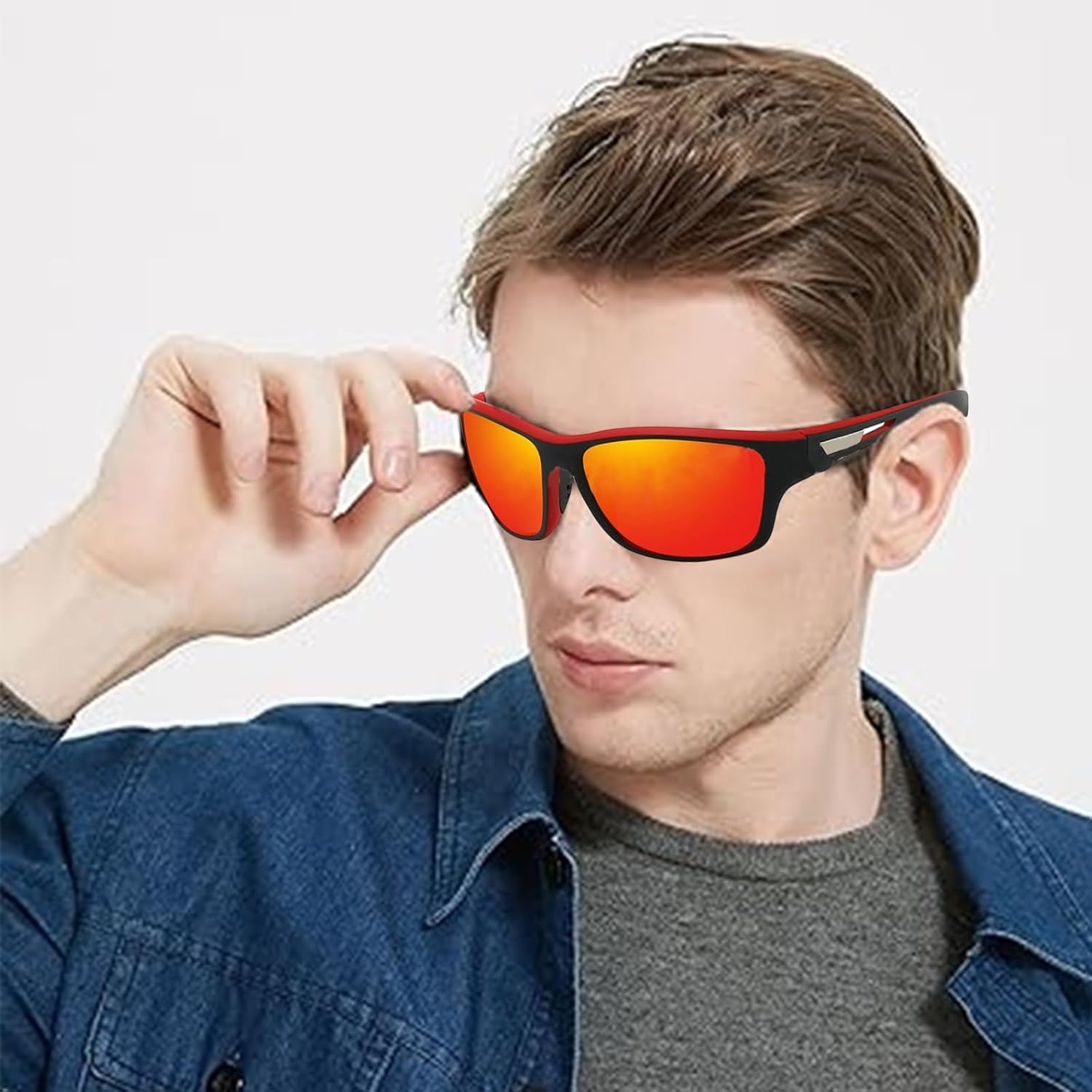 Polarized Sports Sunglasses for Men Protection Glasses Womens Sunglasses for Driving Fishing