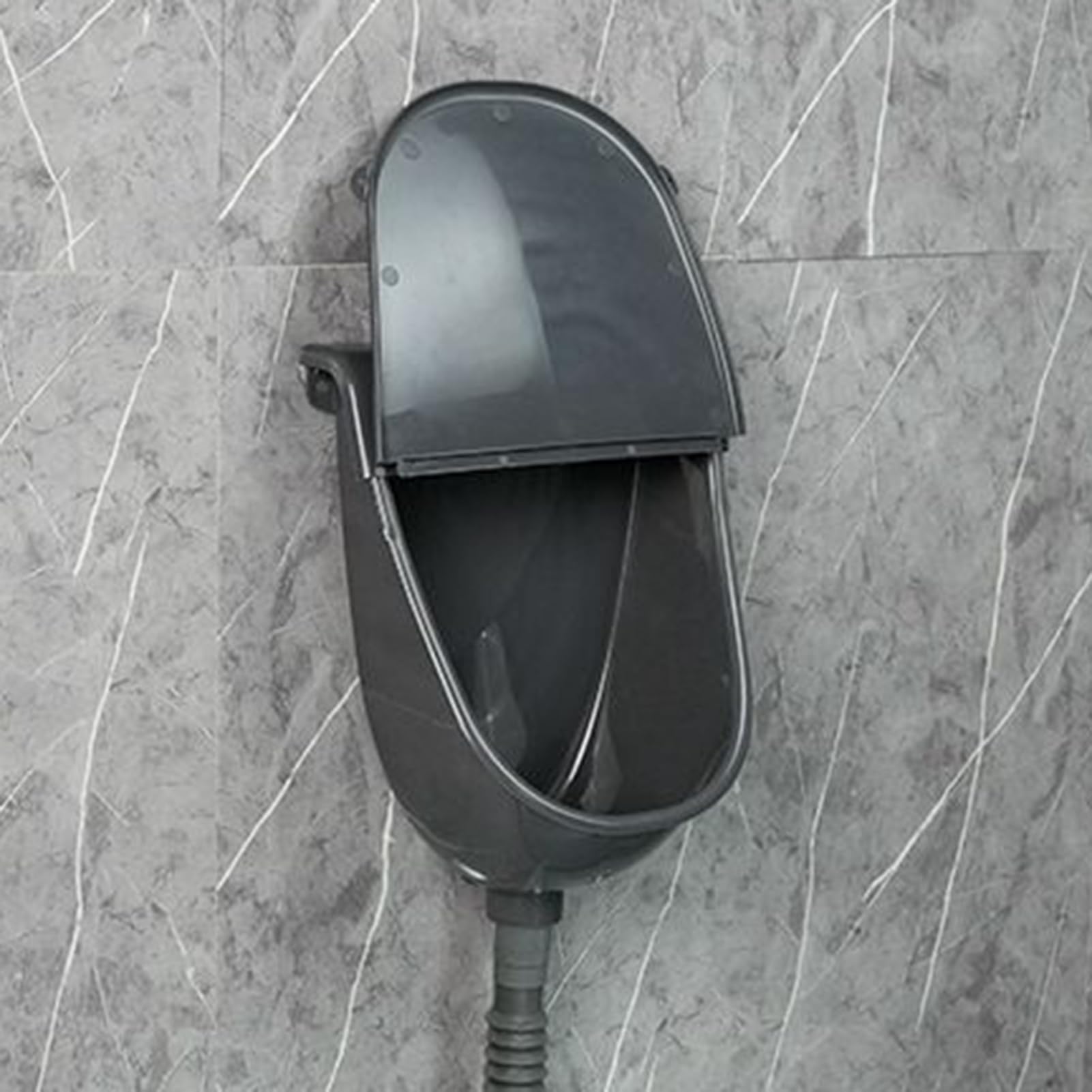 Wand-Töpfchen | Töpfchen für gewerbliche Badezimmer Garage gewaschen - Rutschfestes Töpfchen mit Wasserjagd und flexibel für Schlafzimmer, Hof, Camping, Fahrzeug