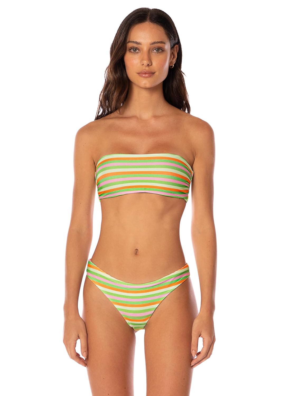 Maaji 2835 Strapless Bandeau Women Top Swimwear Green