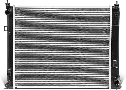 DNA Motoring OEM-RA-13303 Reemplazo de radiador de enfriamiento de aluminio de ajuste directo de estilo de fábrica compatible con 12-19 marzoVersa,