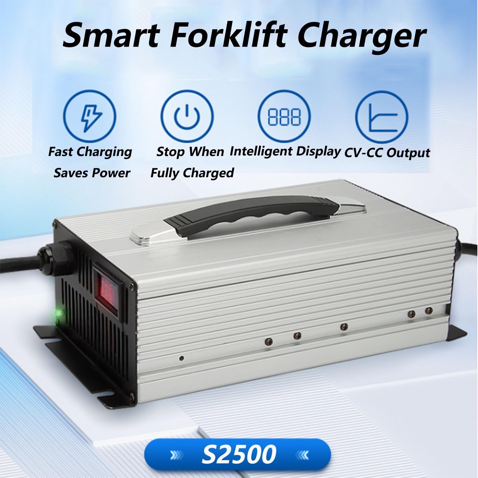 WLEJSL 24 V 50 A Schnellladegerät Für Gabelstaple Produktbild-Vorschau 13
