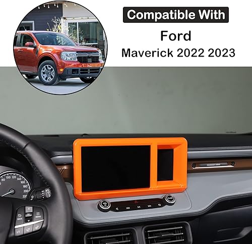 Miniatura 2 de Cubierta de panel de navegación para consola central de automóvil, compatible con Ford Maverick 2022, consola central de automóvil, navegación