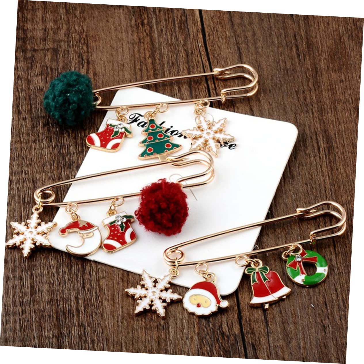 SOIMISS 15pezzi Spille Natalizie Per Sciarpe Maglioni e Cappelli Accessori Eleganti Per Donne Per Festività e Occasioni Speciali
