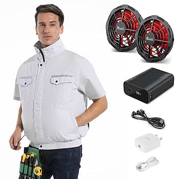 ワークマン 空調服用 バッテリー13vケース有 充電器 ファン ワークマン 空調服セット 13v バッテリー、充電器、ファン