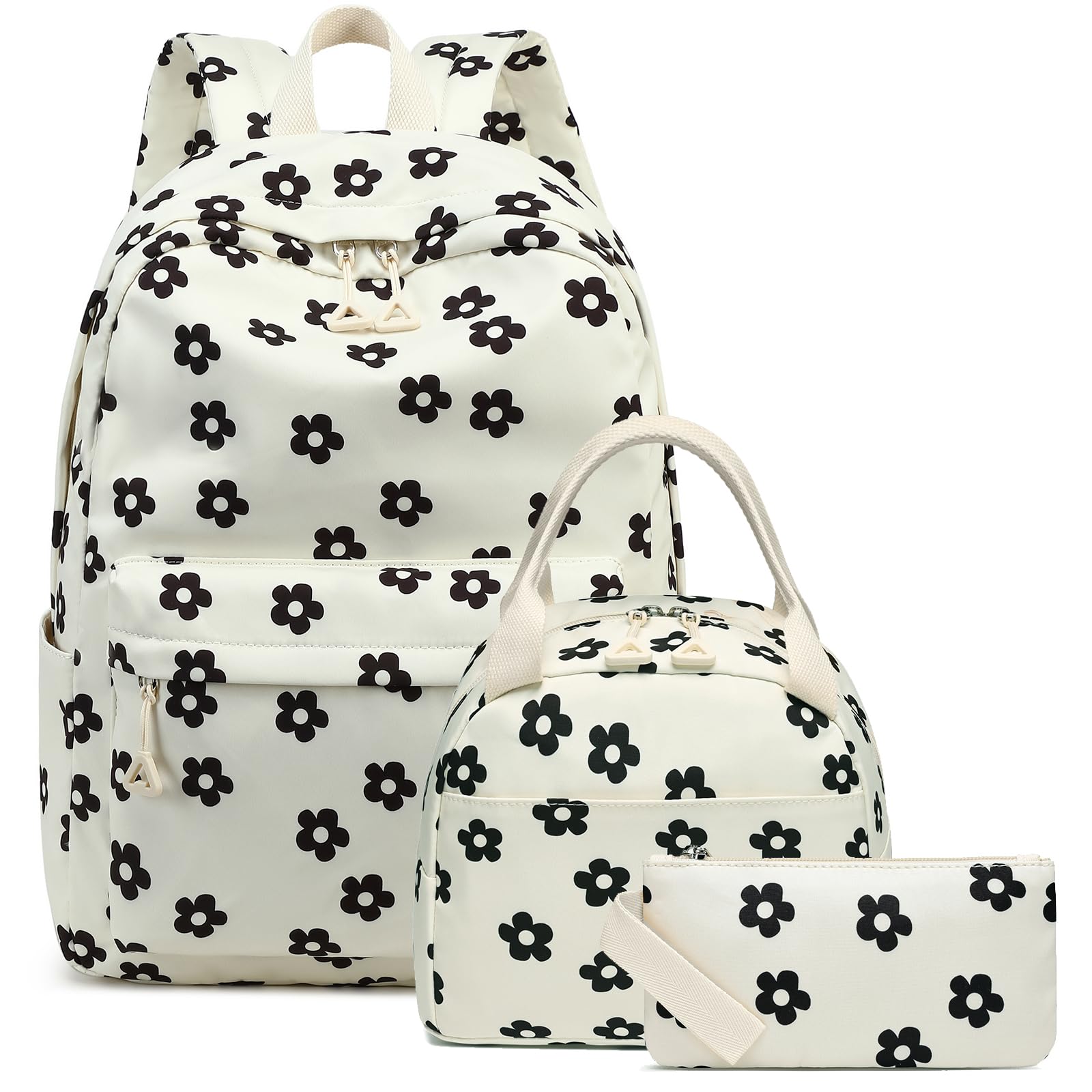 Bluboon Teens Backpack Set Girls School Backpack Lunch Box Pencil Bags Student Bookbags 3 in 1