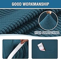 Vista 66 de H.VERSAILTEX Multi-Pieces Sofa Covers Stretch Couch Covers Form Fitted Seats and Back Cushions Covers