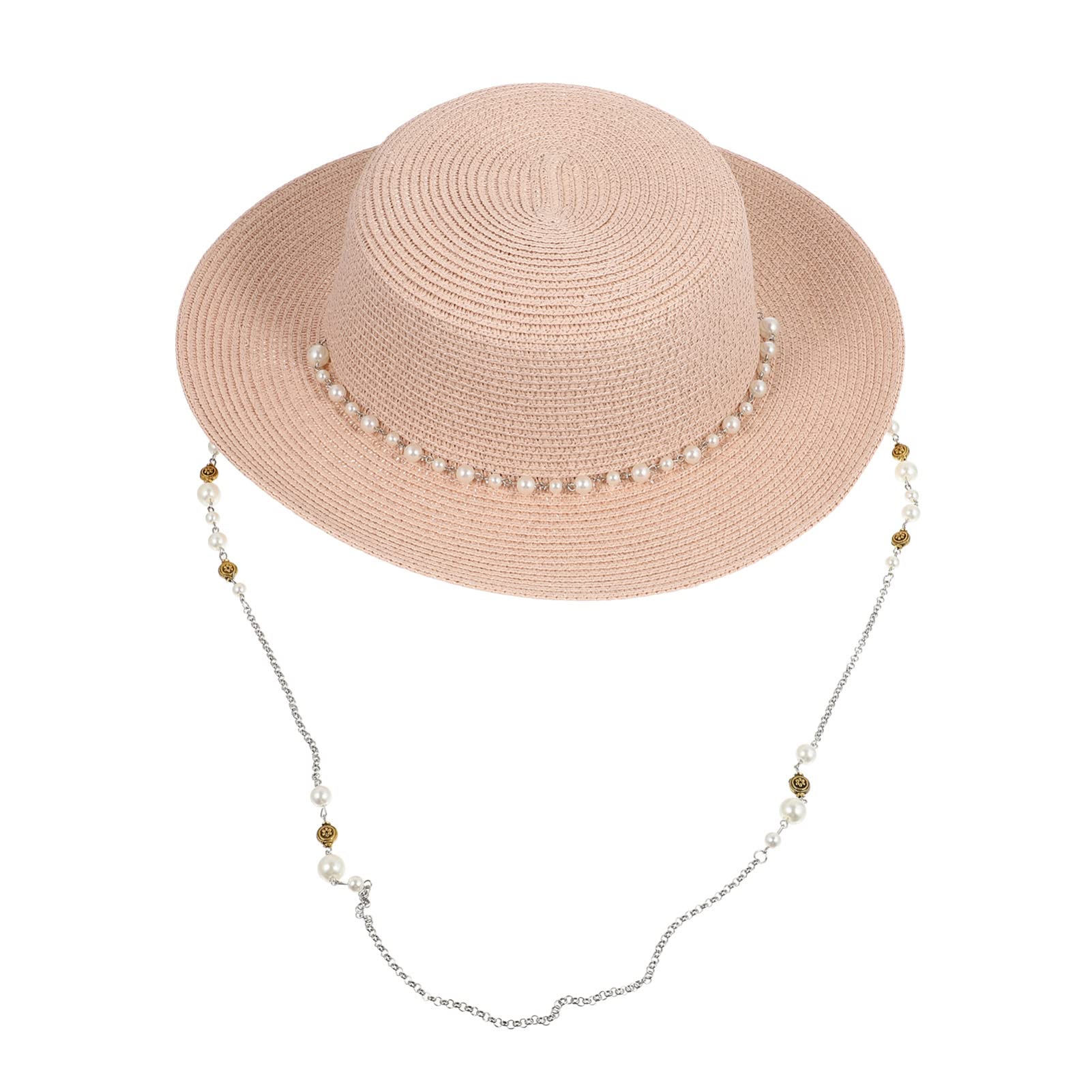 PACKOVE Sombrero de Sol Plano Gorro Sol Sombrero Sol protección Solar de Playa de para Hombre para el Sol Tapa Parasol de Mujer Papiro