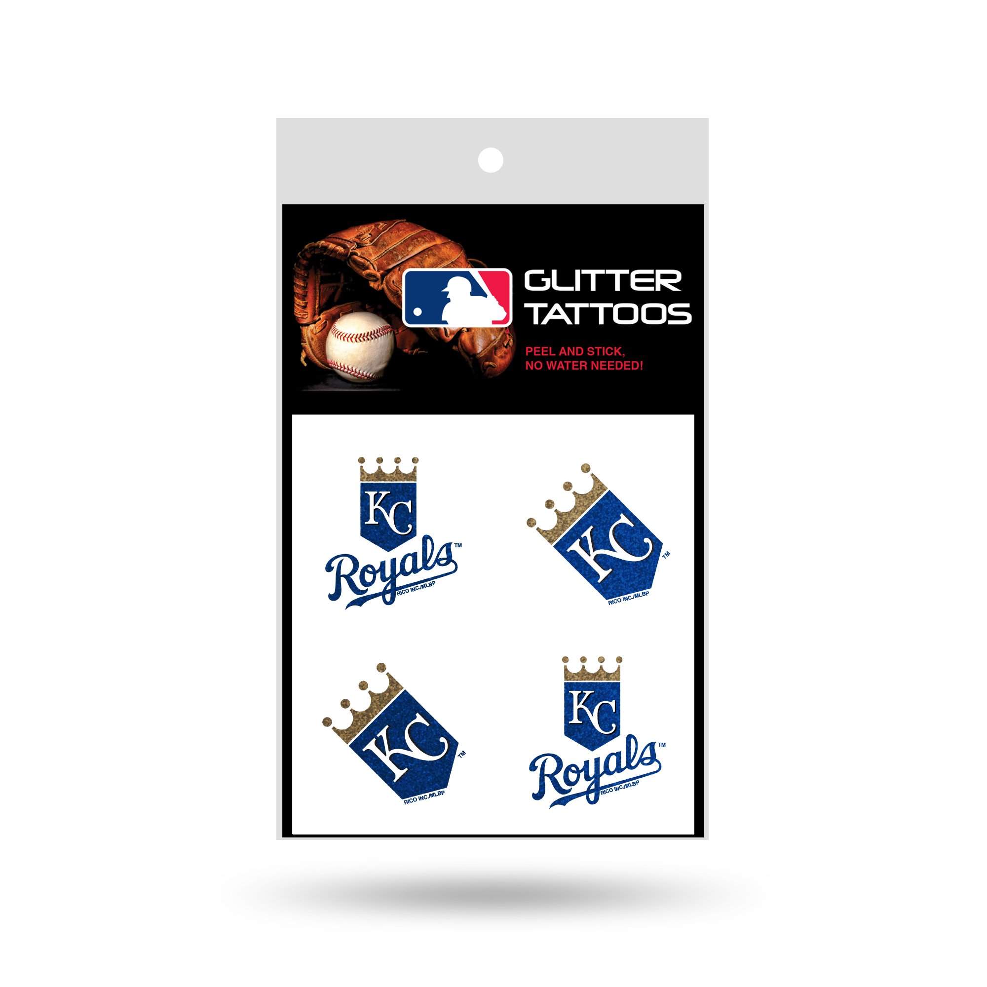 Rico MLB Glitter Tattoo, Set of 4