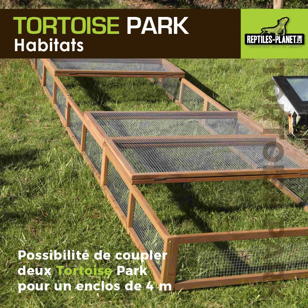 Reptiles Planet Obudowa zewnętrzna Tortoise Tortoise Park, 200 x 100 x 25 cm