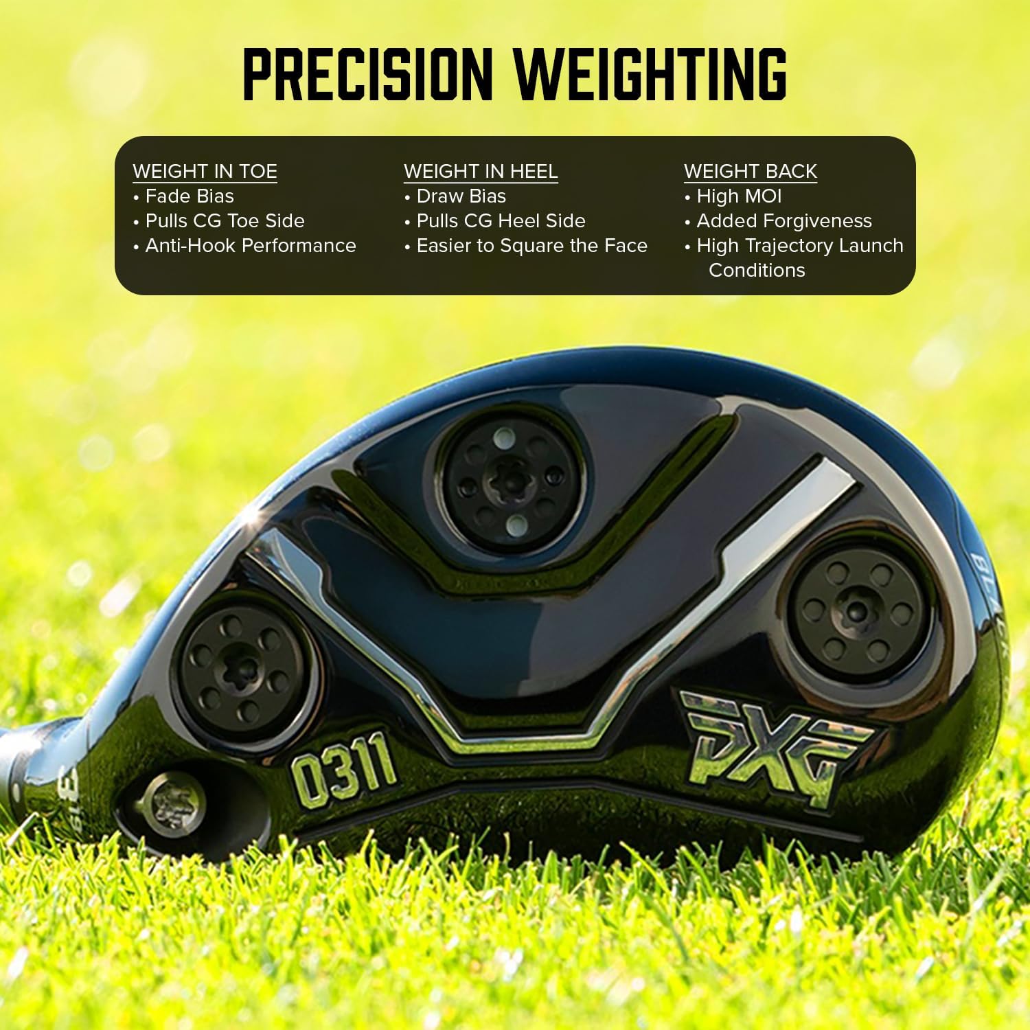 PXG Hybrid Golf Clubs, Black Ops, GEN6, 0211 and Gen4 Hybrids in 19, 22, 25, or 28 Degree Lofts with Graphite Shafts