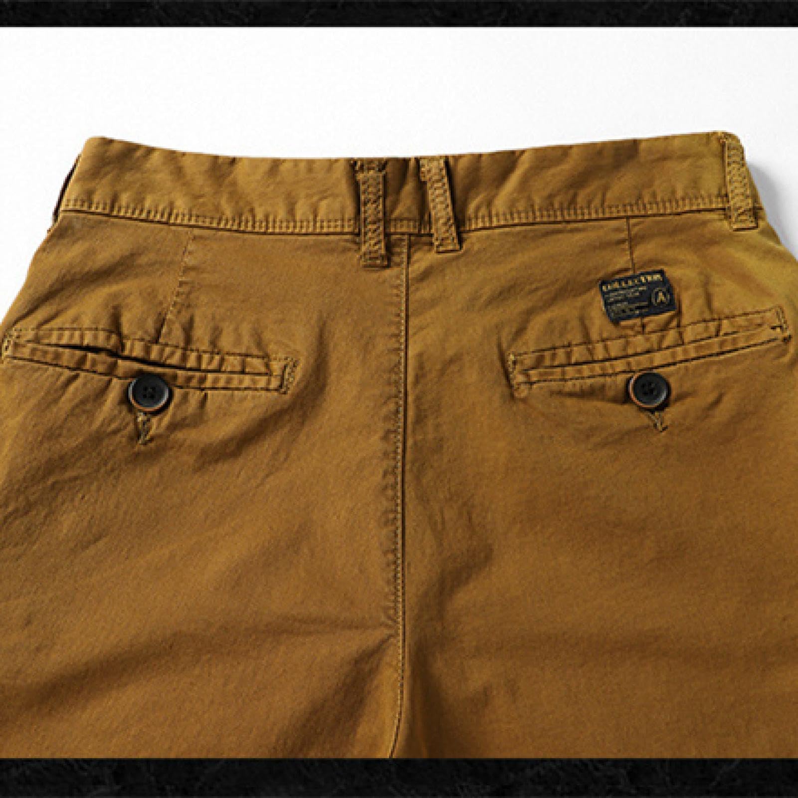 Pantaloncini Short Uomo Pantaloncini da Lavoro retrò da Uomo Versatili Pantaloni da Lavoro Casual