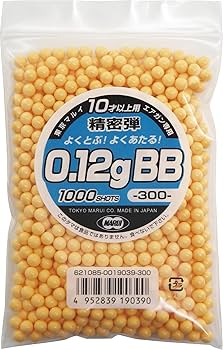 Amazon | 東京マルイ 0.12gBB 1000発入 10歳以上用エアガン専用 精密弾